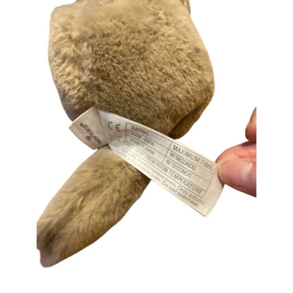 Warmies Microwavable Brown Otter Stuffed Plush Animal - Picture 3 of 5